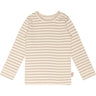 Petit Piao® Soft Sand/Off White Genser Modal Striped