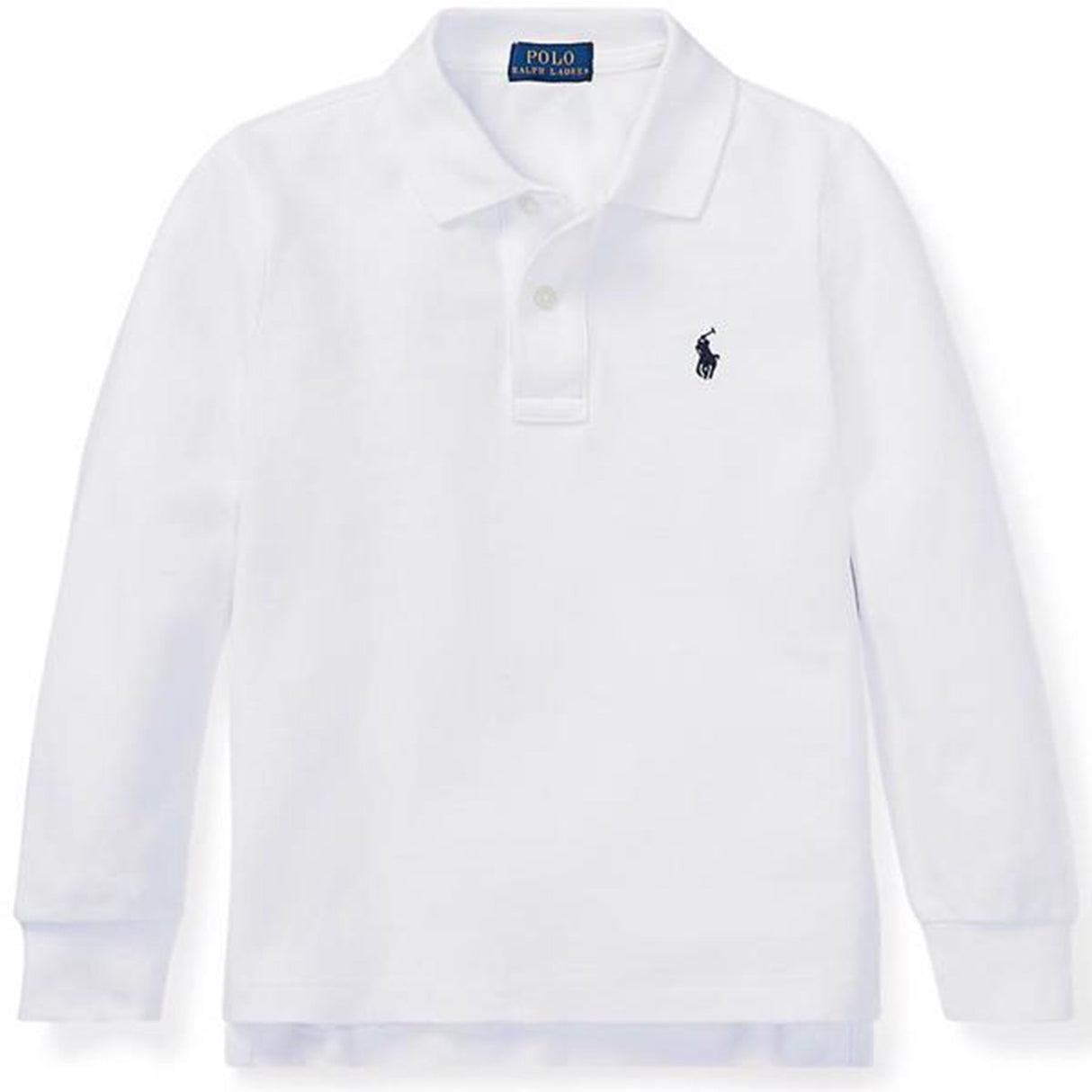 Polo Ralph Lauren Gutt Langermet Polo Hvit