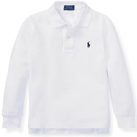 Polo Ralph Lauren Gutt Langermet Polo Hvit