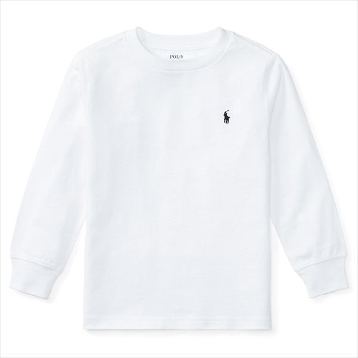 Polo Ralph Lauren Boy Long Sleeve T-skjorte White