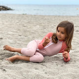 Petit Crabe Rose Nude/Morocco Multi Color Heldragt m. Lynlås