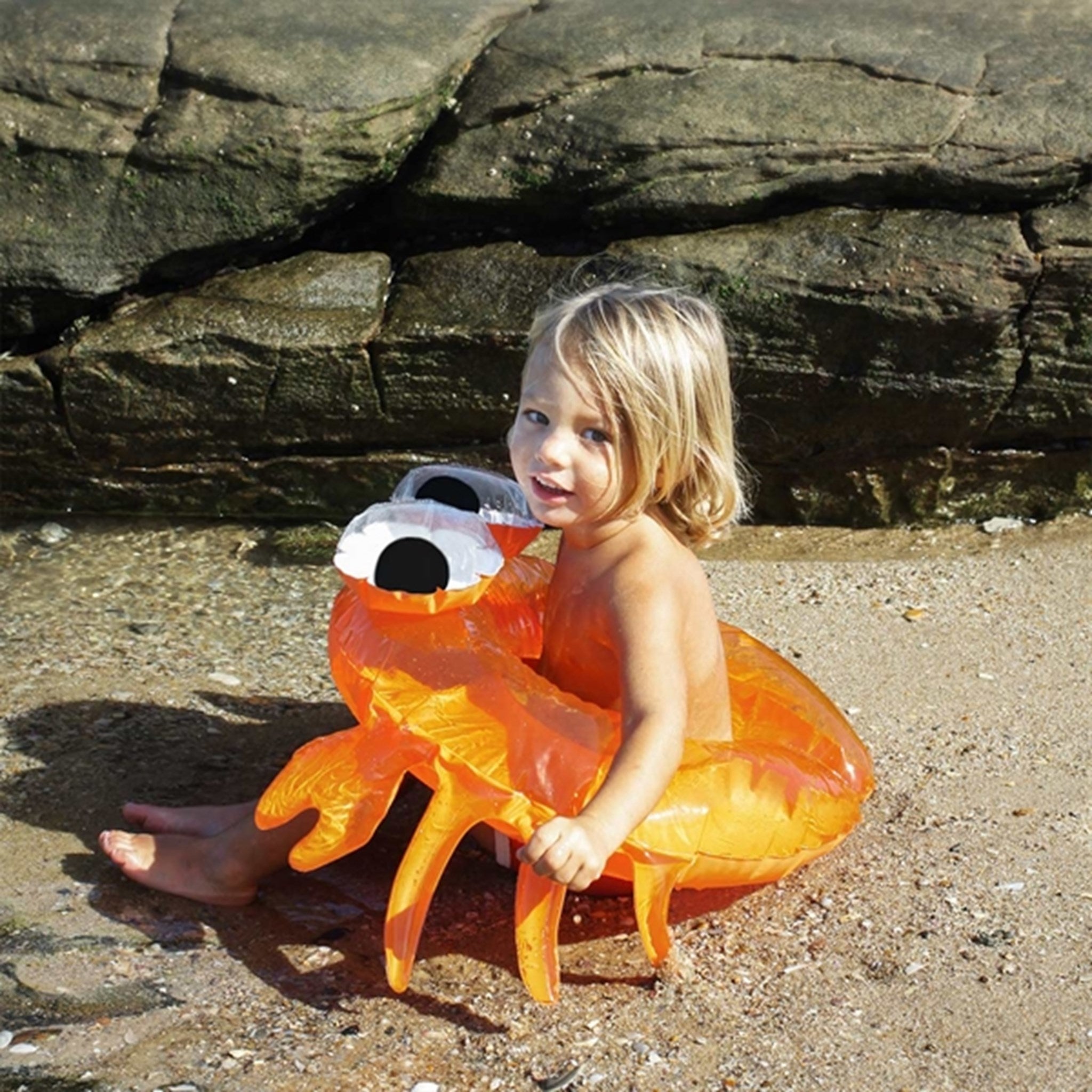 SunnyLife Badering Sonny the Sea Creature Neon Orange 2