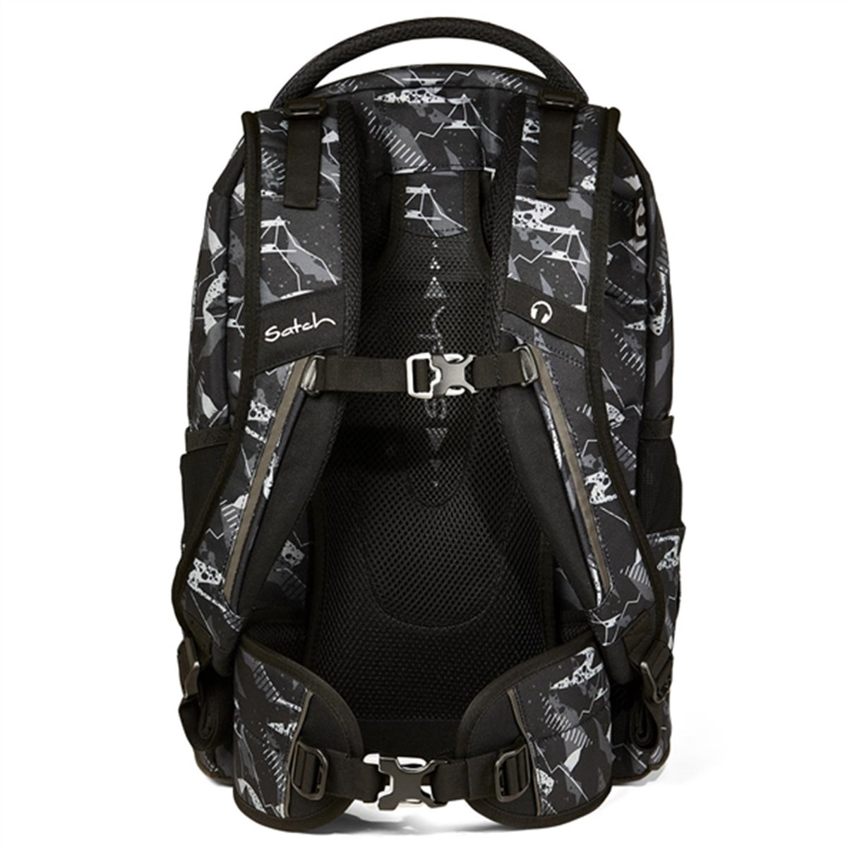 Satch Pack Skoletaske Mountain Grid