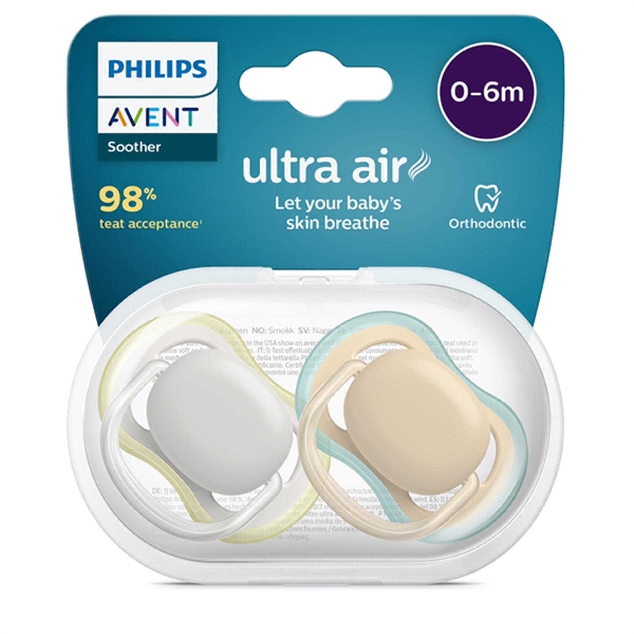 Philips Avent Ultra Air Smokker 0-6 mdr 2-pak 2