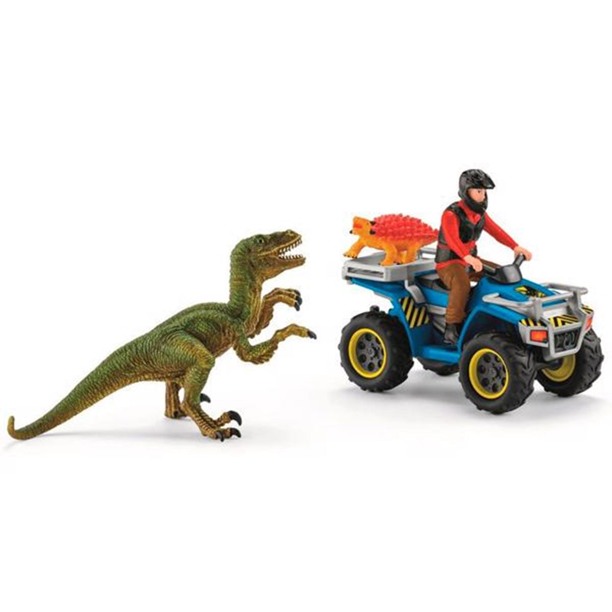 Schleich Dinosaurs Quad Escape from Velociraptor