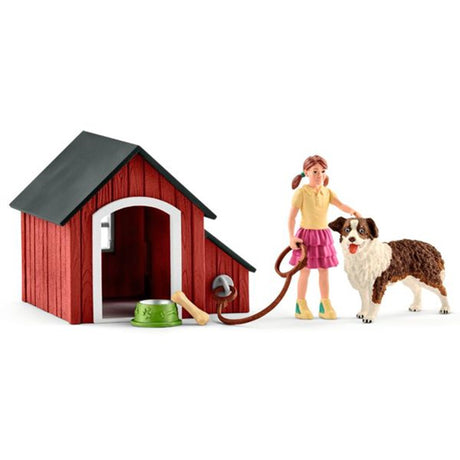 Schleich Farm World Dog Kennel