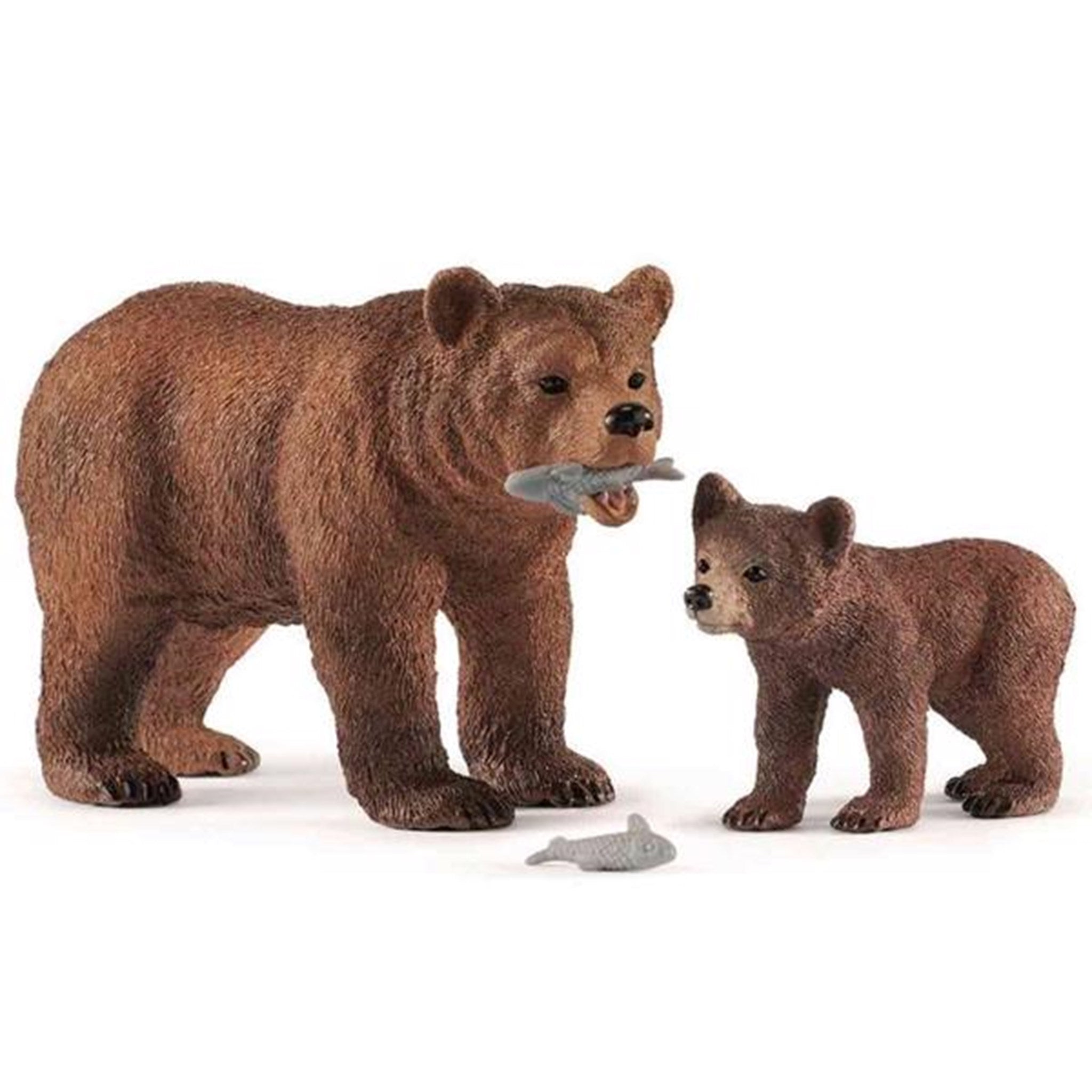 Schleich Wild Life Grizzly Bear Mother w. Cub