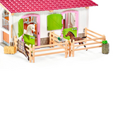 Schleich Horse Club Riding Centre with Rider and Horses