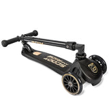 Scoot and Ride Highway Kick 3 LED Black/Gold