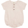 Copenhagen Colors Dusty Rose Stripe Seersucker Romper m. ermer