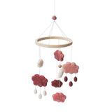 Sebra Mobil Filt Skyer Cotton Candy Pink