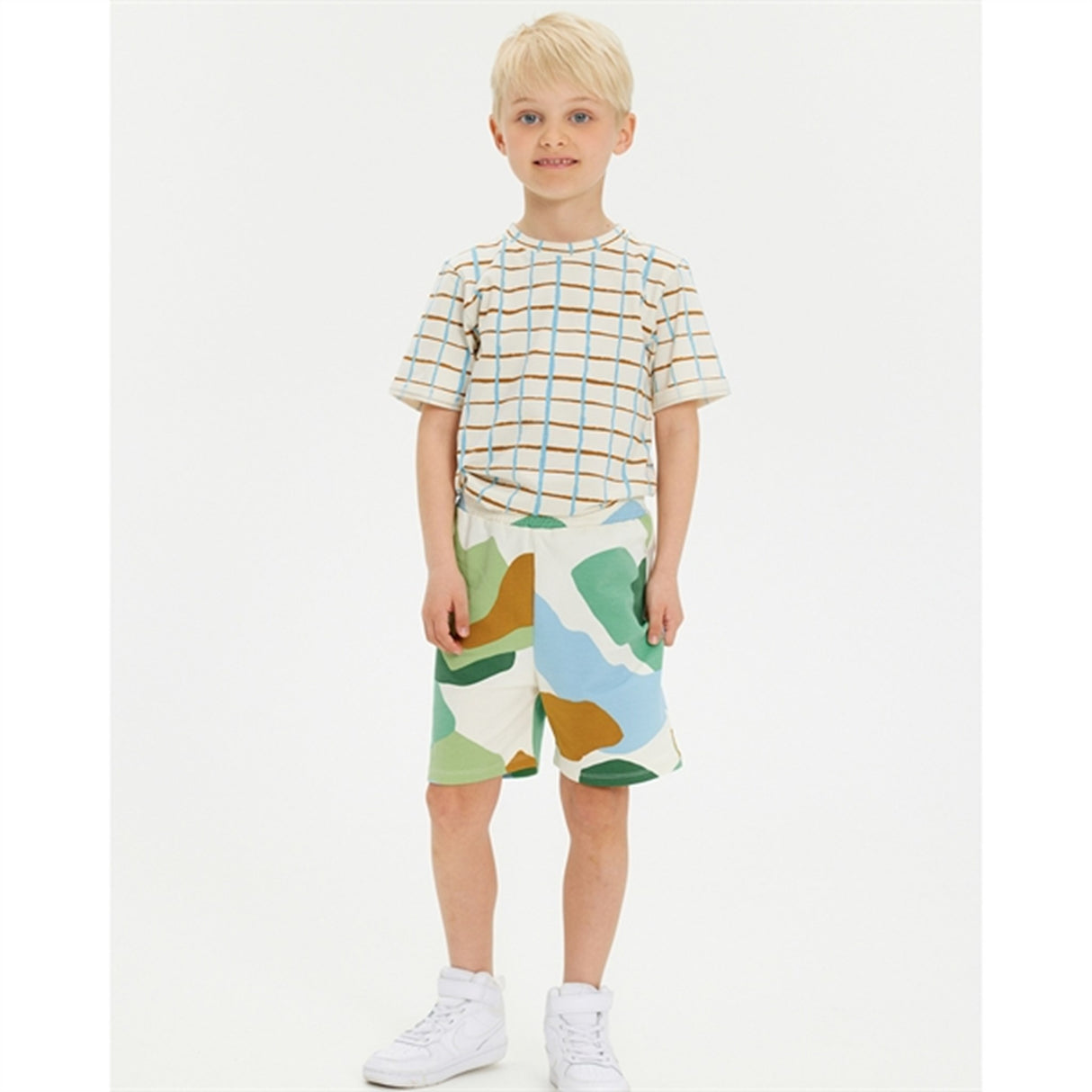 Soft Gallery Gardenia Check Jaden T-shirt