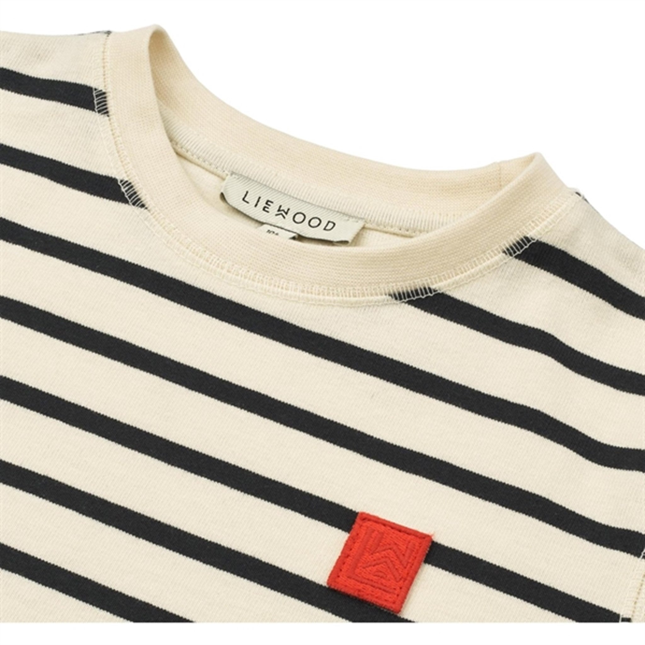 Liewood Y/D Stipes Classic Navy/Creme De La Creme Sixten Stripe T-shirt 3