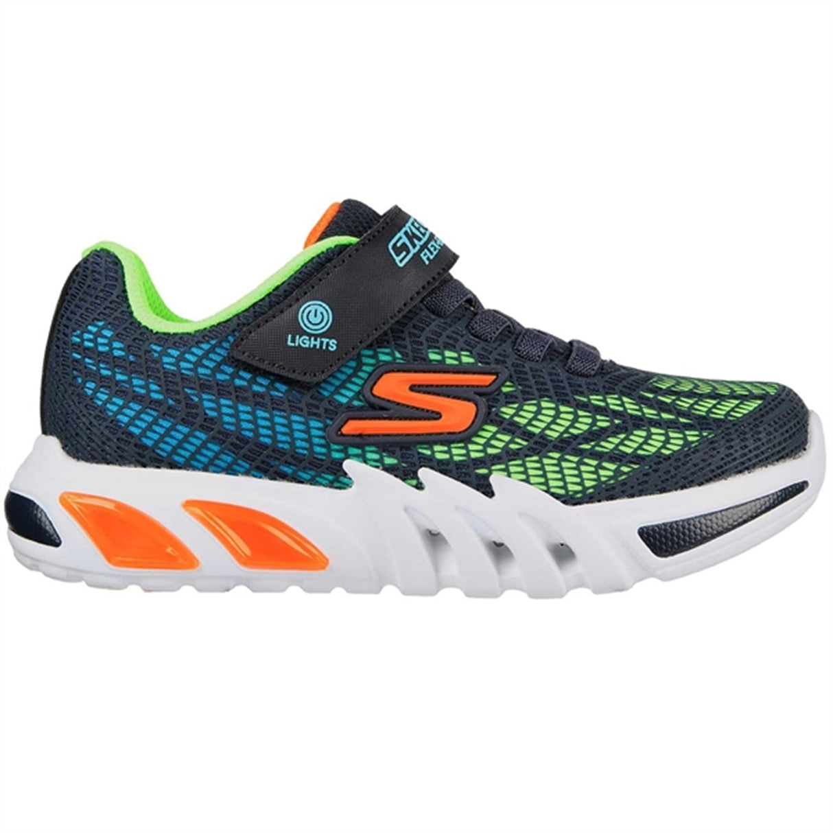 Skechers S-Lights Flex Glow Elite Sneakers Vorlo Navy/Multi