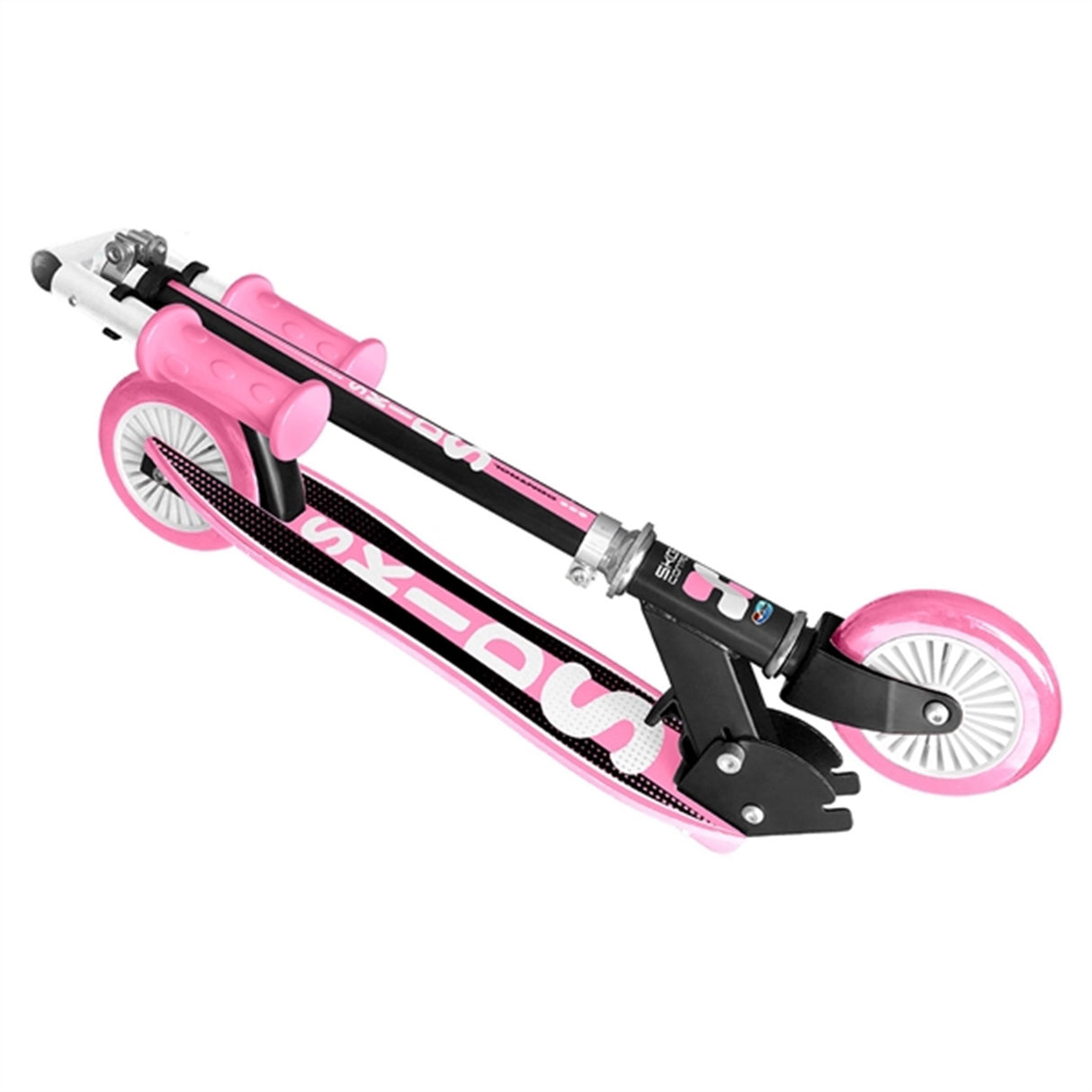 Skids Control Foldable Scooter Pink