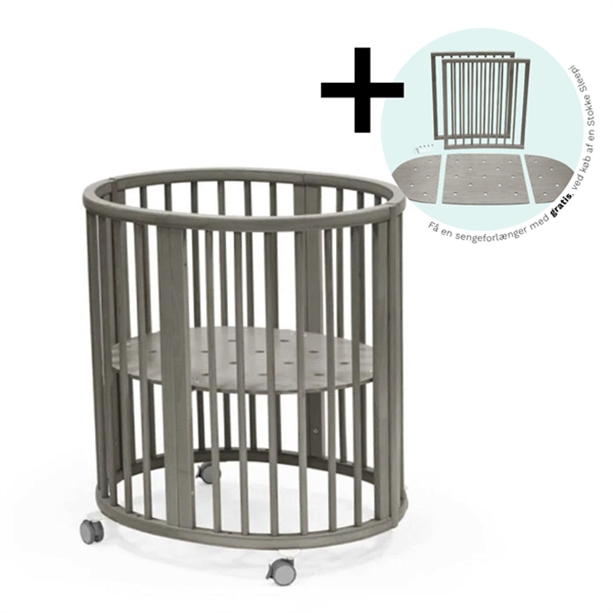 Stokke® Sleepi™ Mini V3 inkl. madras + GRATIS forlængersæt