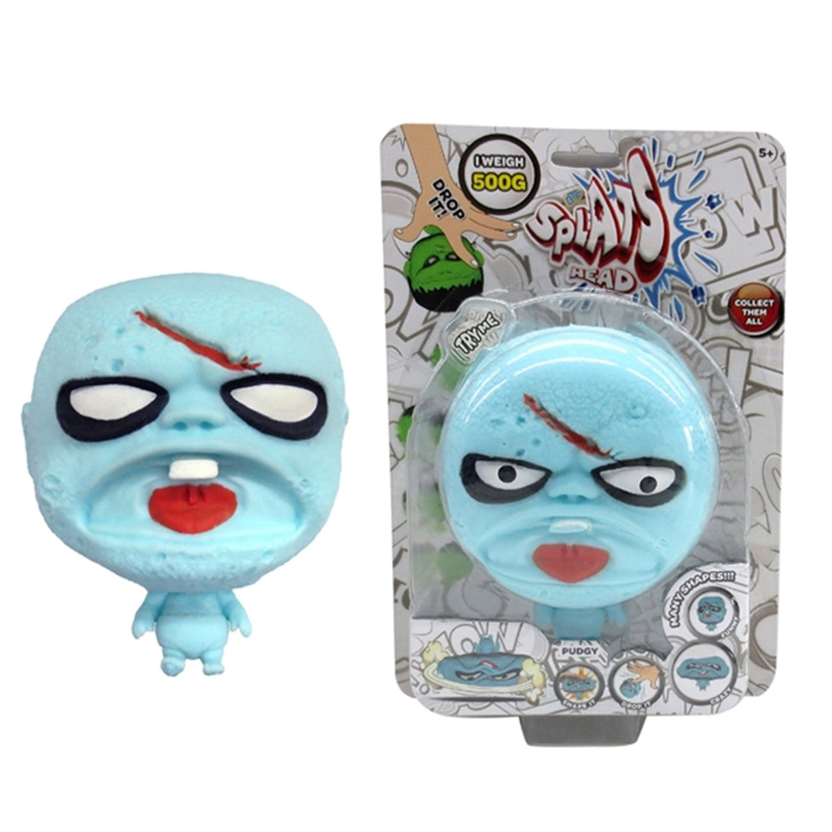 Splats Head Blue Splats 11 cm