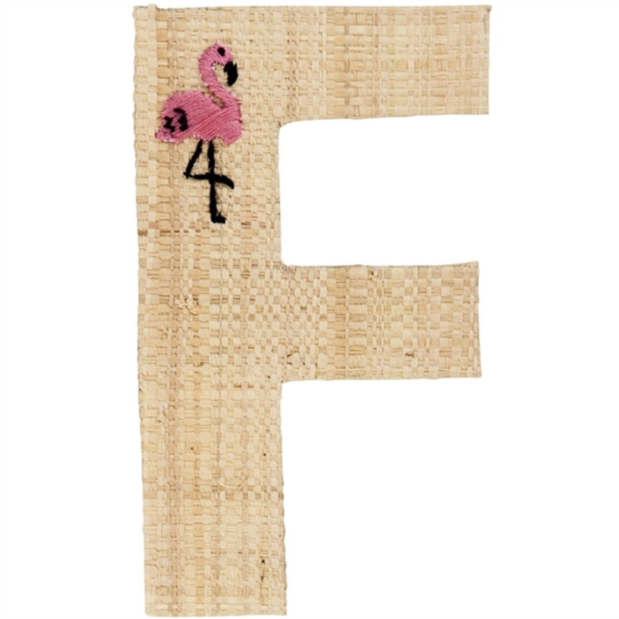 RICE Nature Raffie Klistremerke Bogstav Flowers & Animals