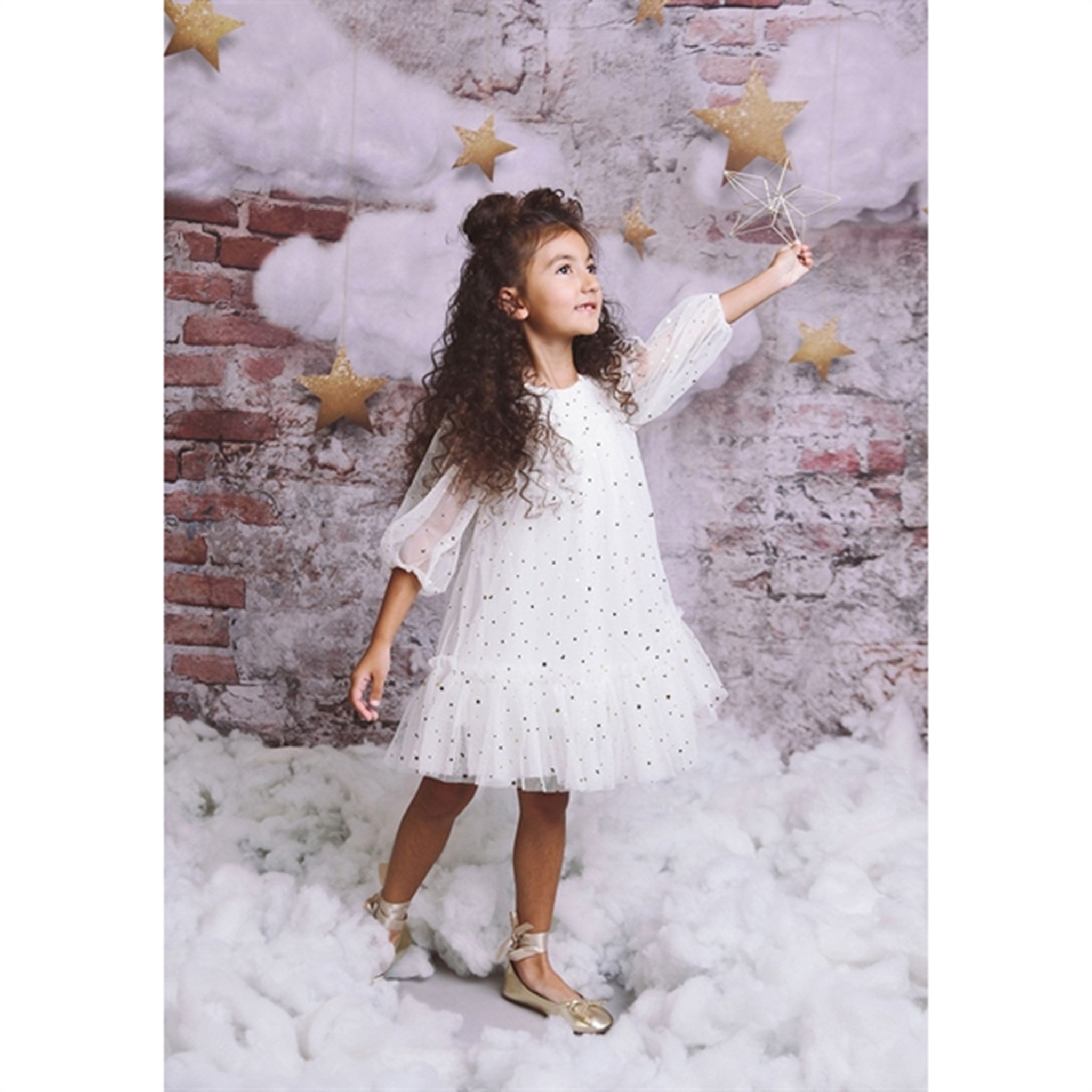 Dolly by Le Petit Tom Empress Tulle Kjole Off White 2