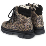 Angulus Tex-Støvle Med Snøre Og Lynlås Brown Leo/Black 3