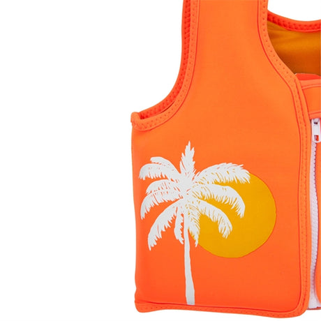 SunnyLife Float Vest Desert Palms Neon Pomelo