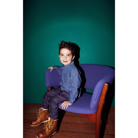 Copenhagen Colors Lt Denim Blue Denim Classic Skjorte