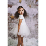 Dolly by Le Petit Tom Tutully T-Shirt Tutu Kjole White 6