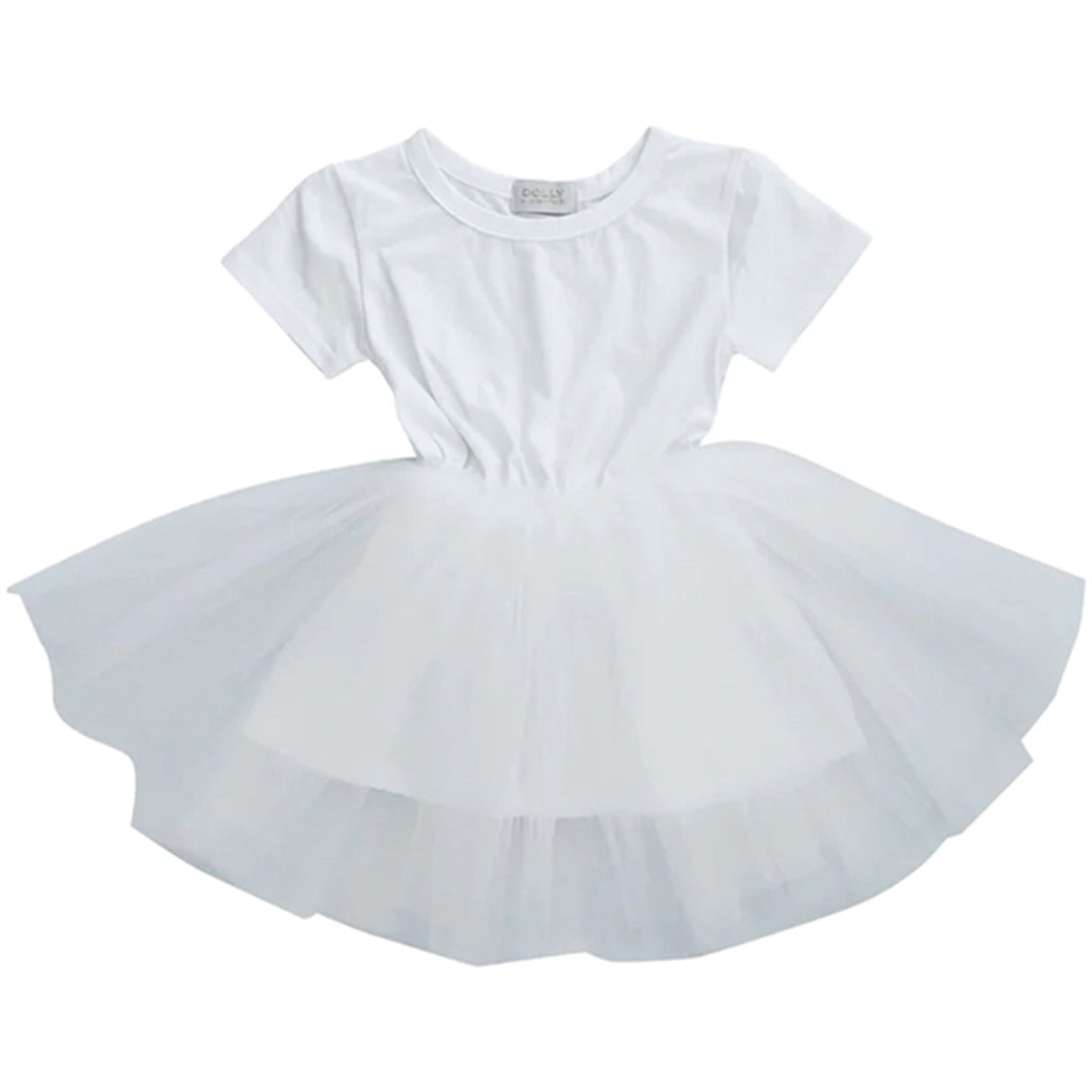 Dolly by Le Petit Tom Tutully T-Shirt Tutu Kjole White