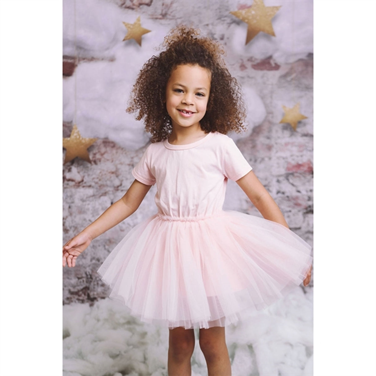 Dolly by Le Petit Tom Tutully T-Shirt Tutu Kjole Pink