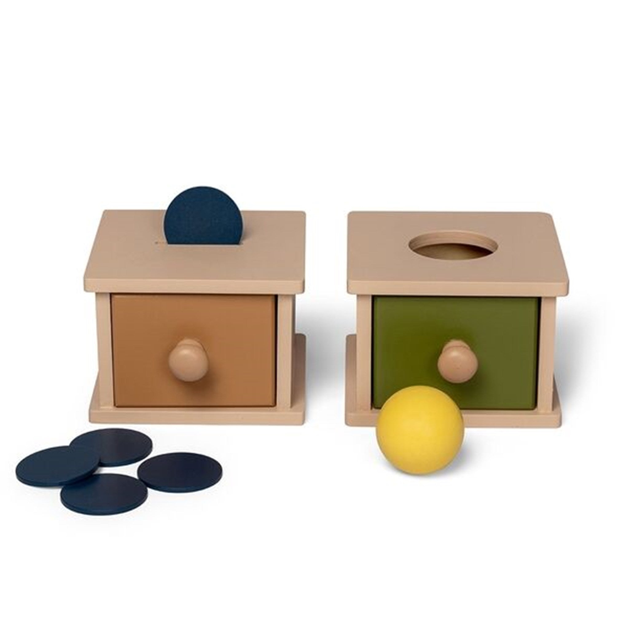That's Mine 2-pack Wooden Sorting Boxes
