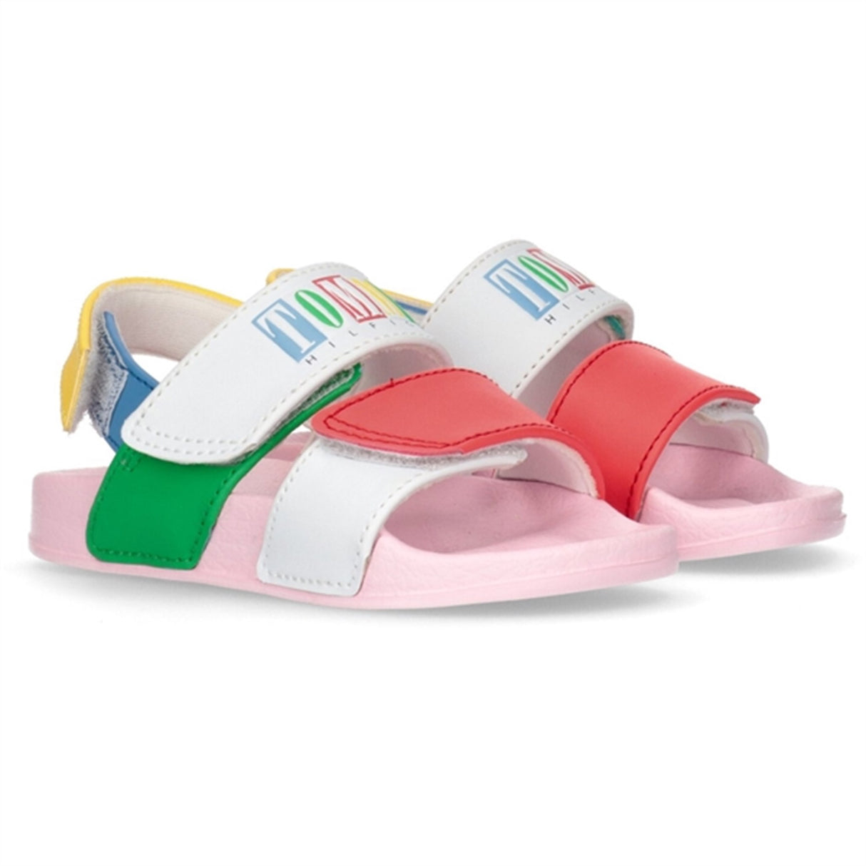 Tommy Hilfiger Logo Borrelås Sandal White/Multi 2