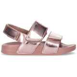 Tommy Hilfiger Logo Borrelås Sandal Rose Gold 3