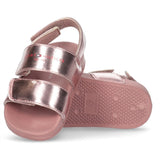 Tommy Hilfiger Logo Borrelås Sandal Rose Gold