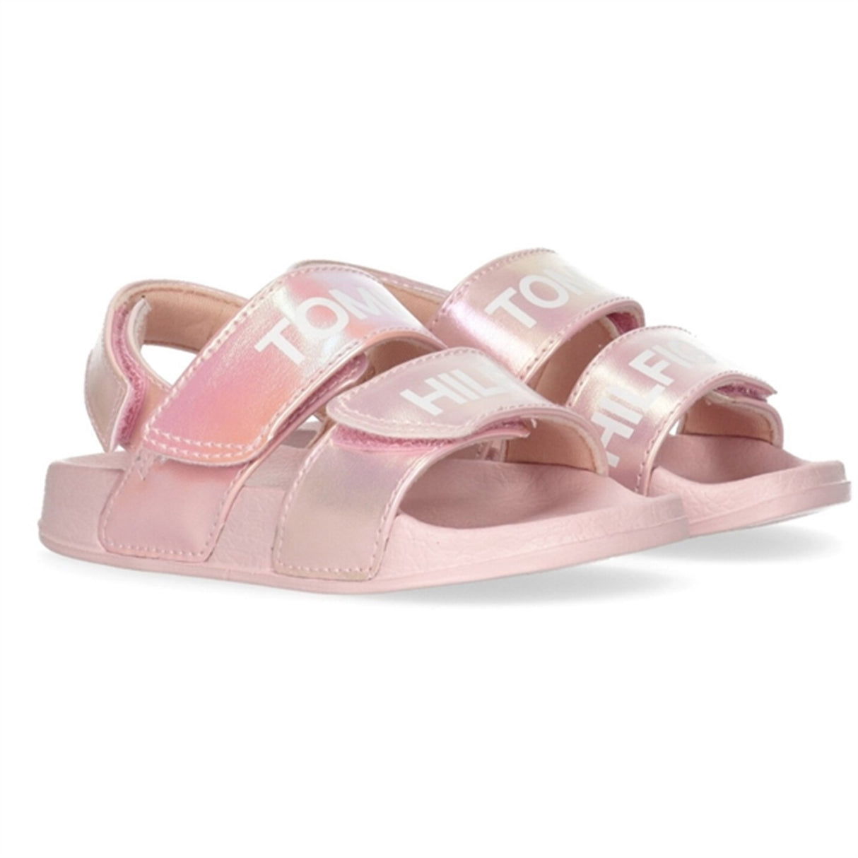 Tommy Hilfiger Borrelås Sandal Pink