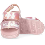 Tommy Hilfiger Borrelås Sandal Pink