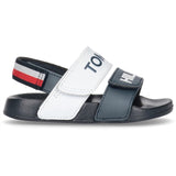 Tommy Hilfiger Logo Borrelås Sandal Blue/White/Red 3