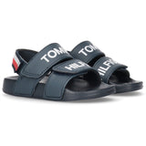 Tommy Hilfiger Logo Borrelås Sandal Blue 3