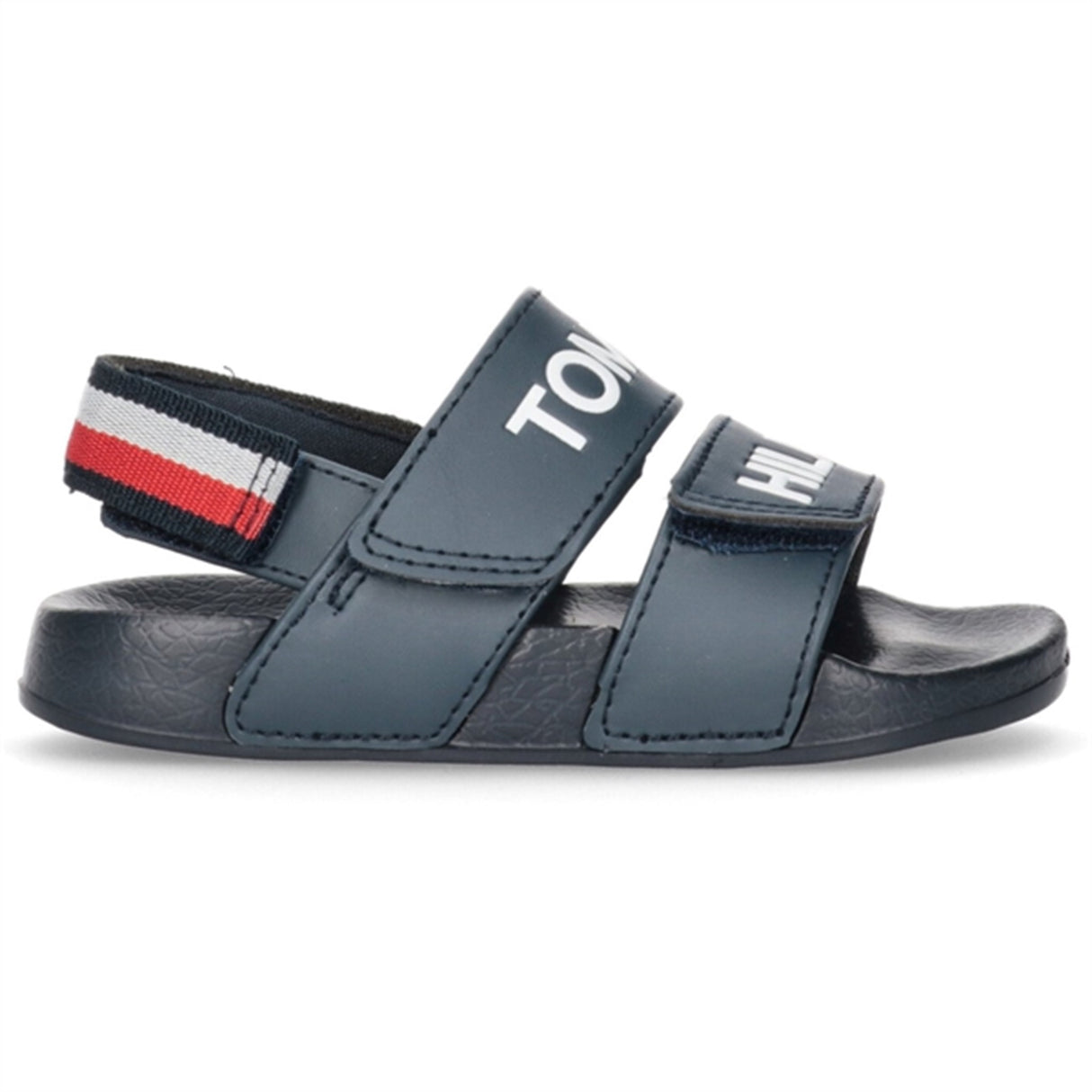 Tommy Hilfiger Logo Borrelås Sandal Blue 2