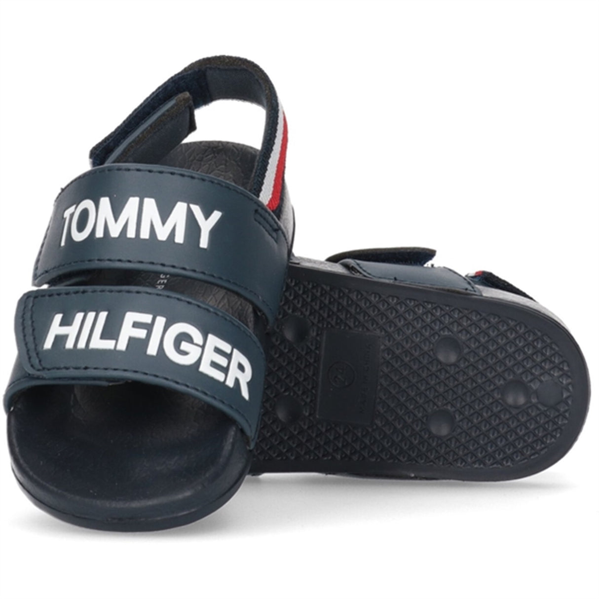 Tommy Hilfiger Logo Borrelås Sandal Blue