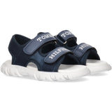 Tommy Hilfiger Logo Borrelås Sandal Blue