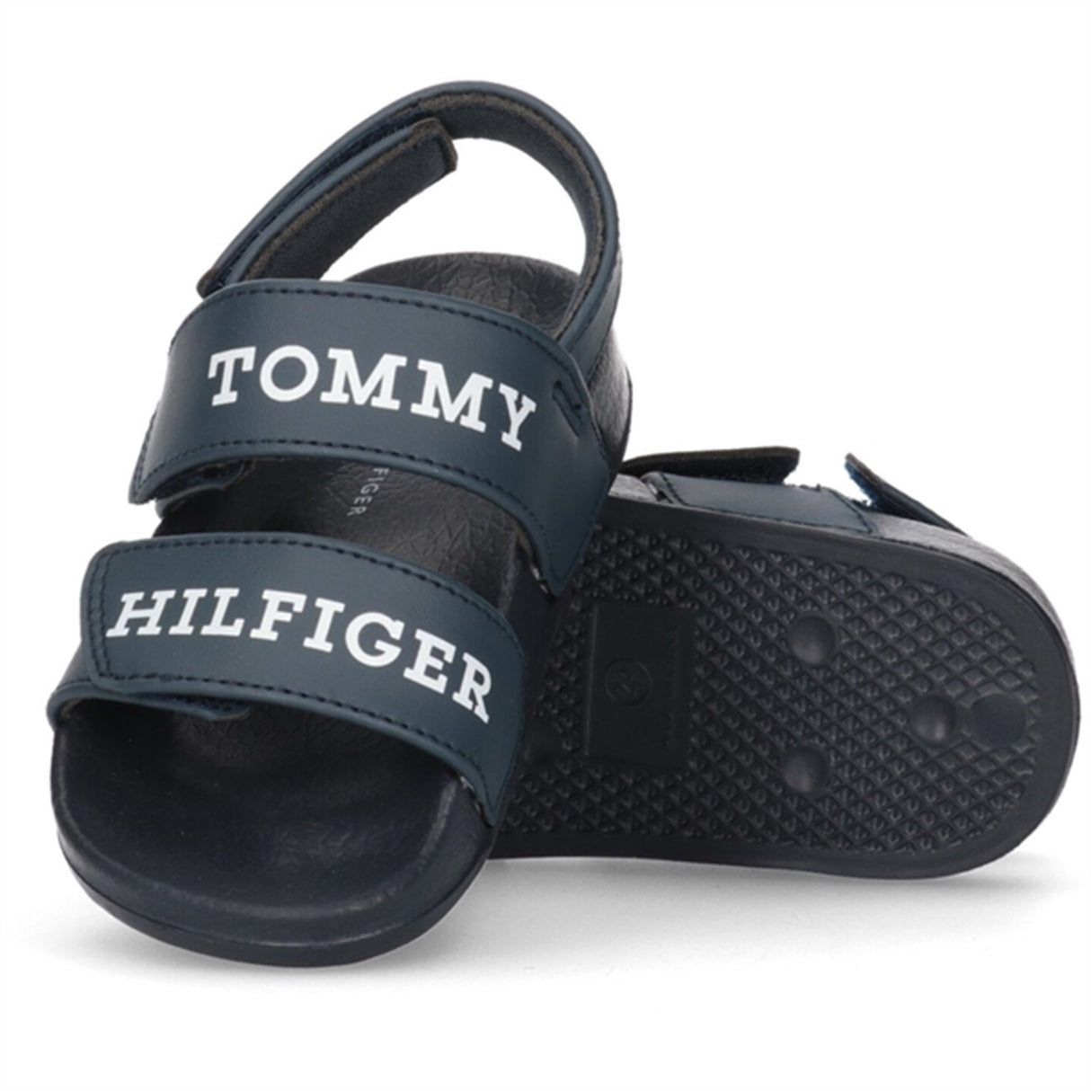 Tommy Hilfiger Borrelås Sandal Blue