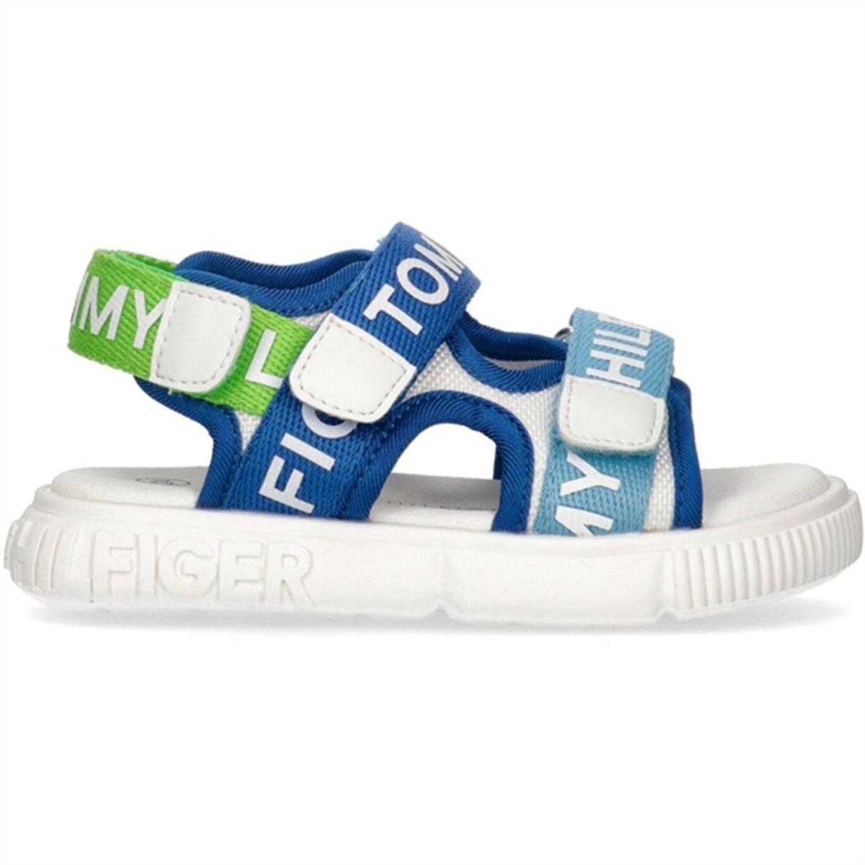 Tommy Hilfiger Logo Borrelås Sandal White/Multi 3