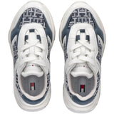 Tommy Hilfiger Low Cut Lace-Up Sneakers White/Denim