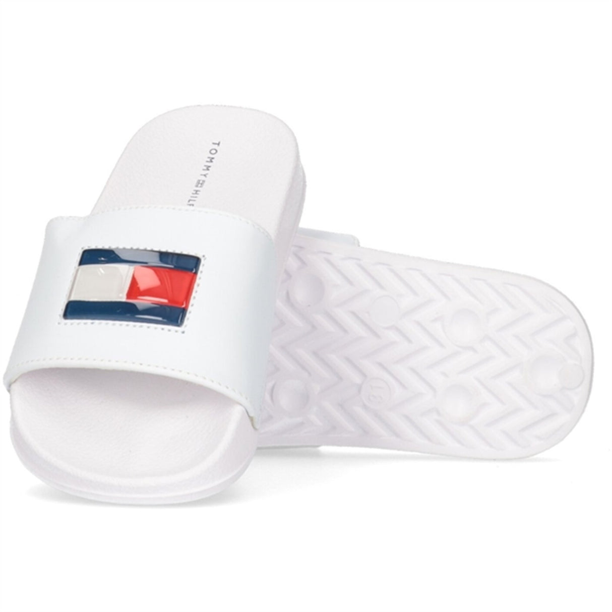 Tommy Hilfiger Flag Pool Slide White