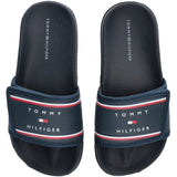 Tommy Hilfiger Maxi Borrelås Pool Slide Blue 4