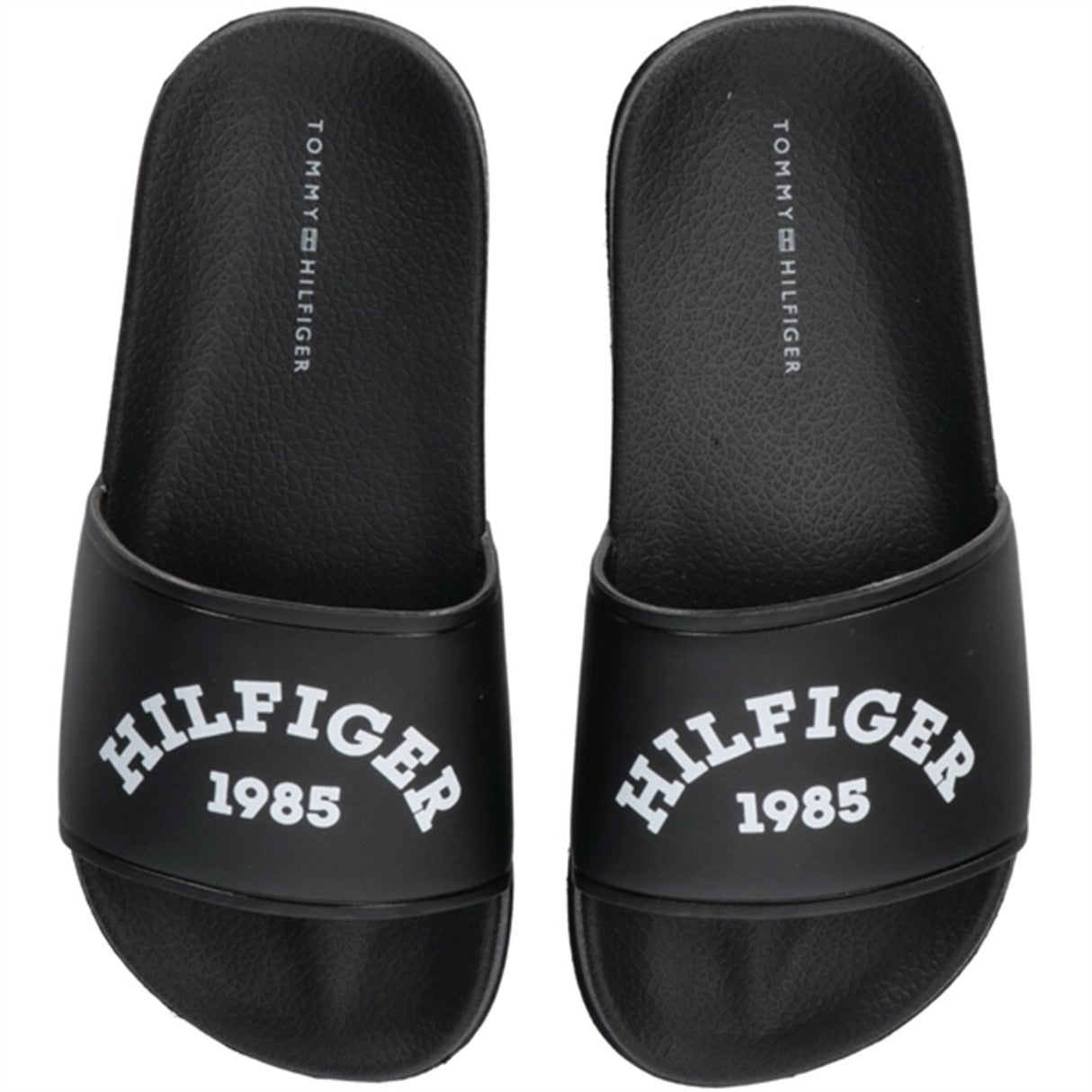 Tommy Hilfiger Logo Pool Slide Black