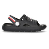 Tommy Hilfiger Stripes Comfy Sandal Black 3