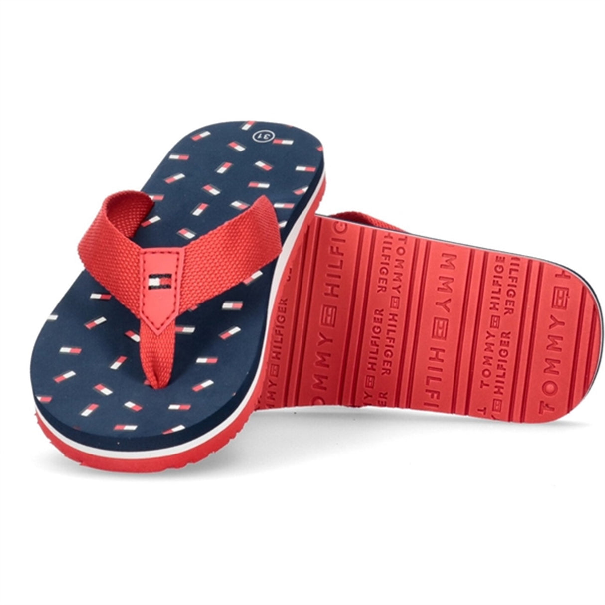 Tommy Hilfiger Flag Flip Flop Red/Blue