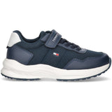 Tommy Hilfiger Low Cut Lace-up Borrelås Sneaker Blue