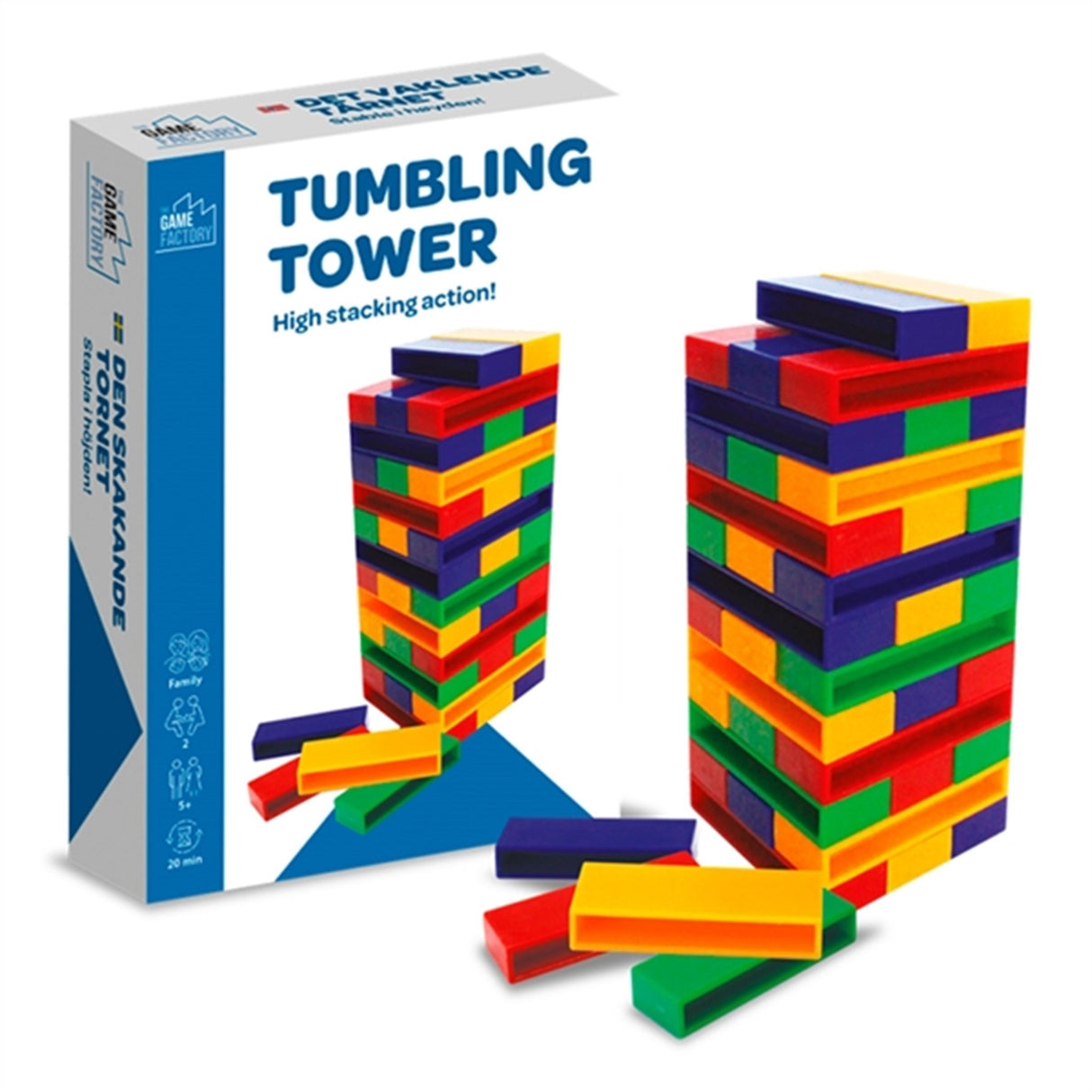 The Game Factory Tumbling Tower Travel Game